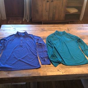 Merino Blend by Paradox drirelease 1/2 zip shirts